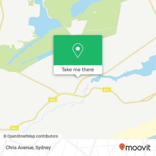 Chris Avenue map