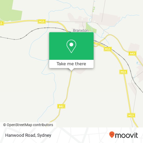 Hanwood Road map
