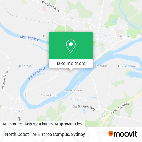 North Coast TAFE Taree Campus map