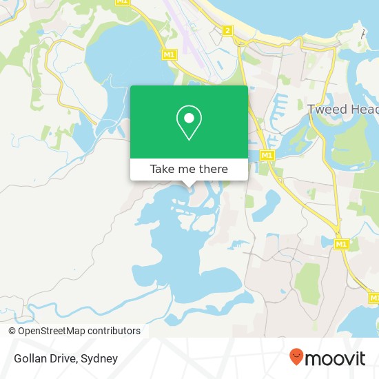 Gollan Drive map