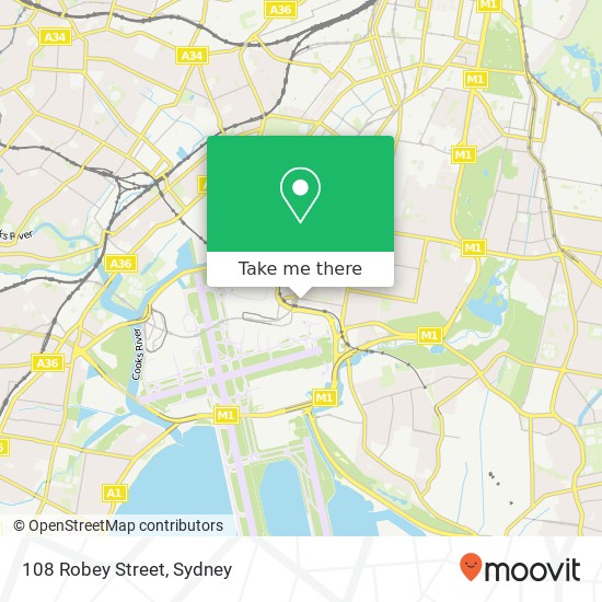 108 Robey Street map