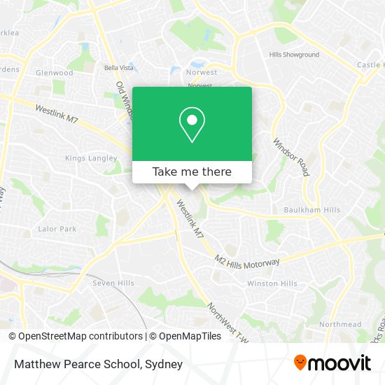 Matthew Pearce School map