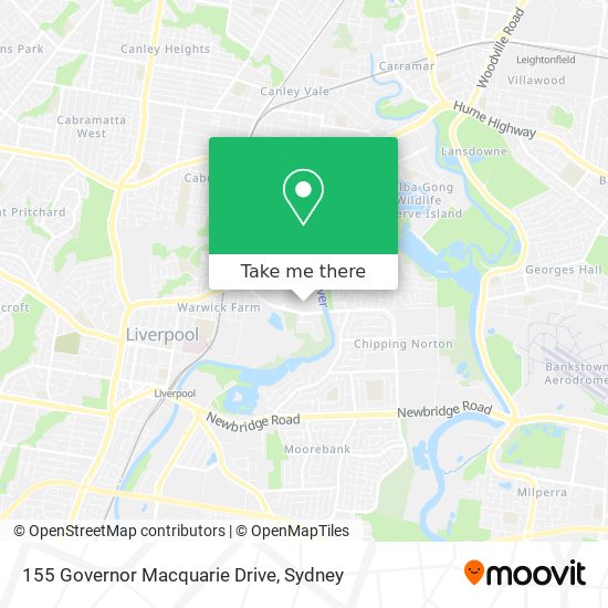 Mapa 155 Governor Macquarie Drive