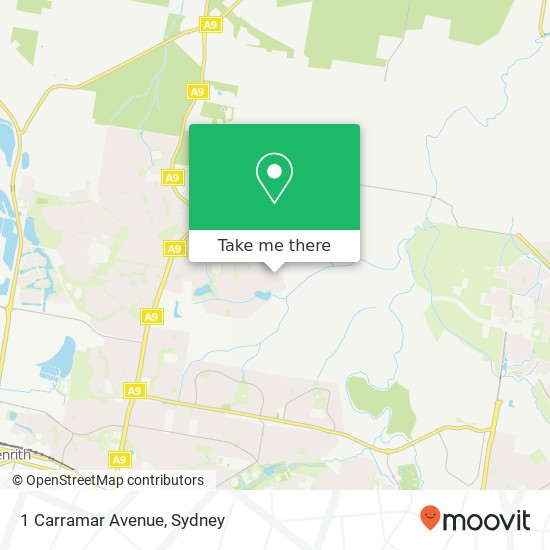 1 Carramar Avenue map