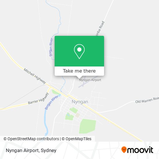 Nyngan Airport map