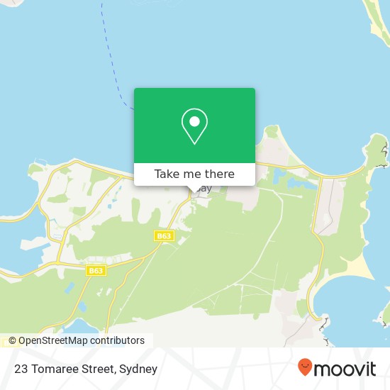 23 Tomaree Street map