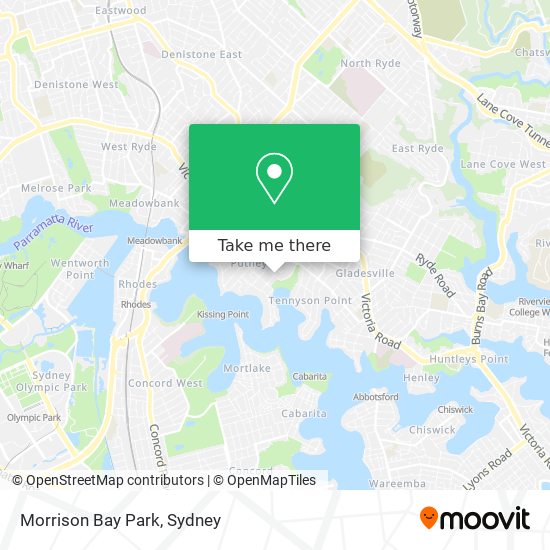Morrison Bay Park map