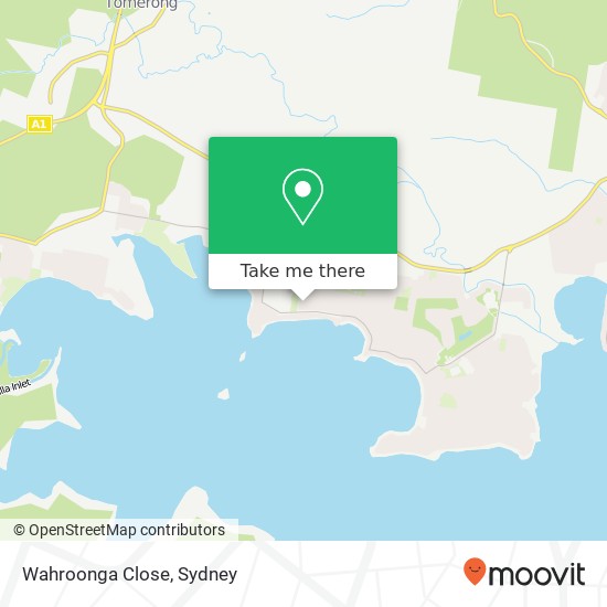 Mapa Wahroonga Close