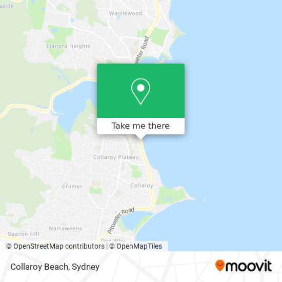 Collaroy Beach map
