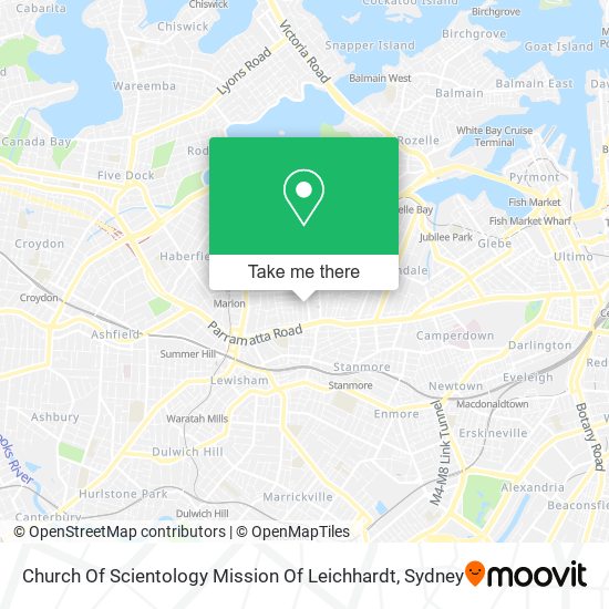 Church Of Scientology Mission Of Leichhardt map