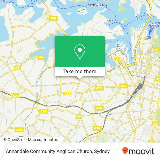 Annandale Community Anglican Church map