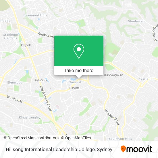 Hillsong International Leadership College map