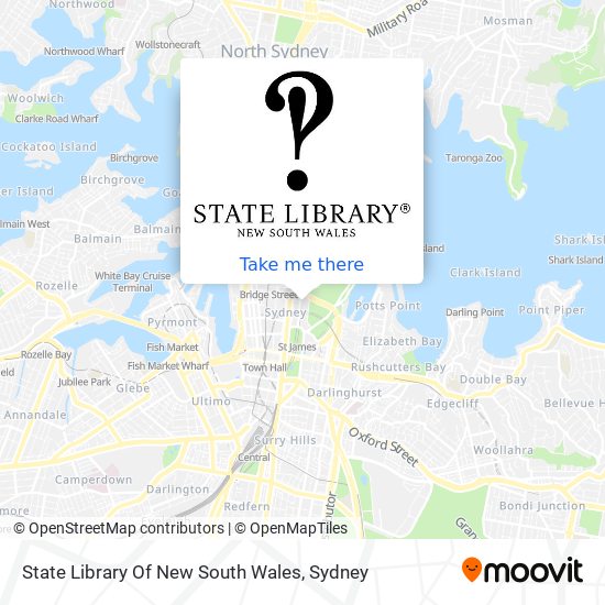 State Library Of New South Wales map