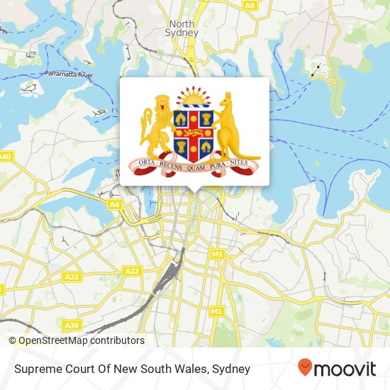 Supreme Court Of New South Wales map