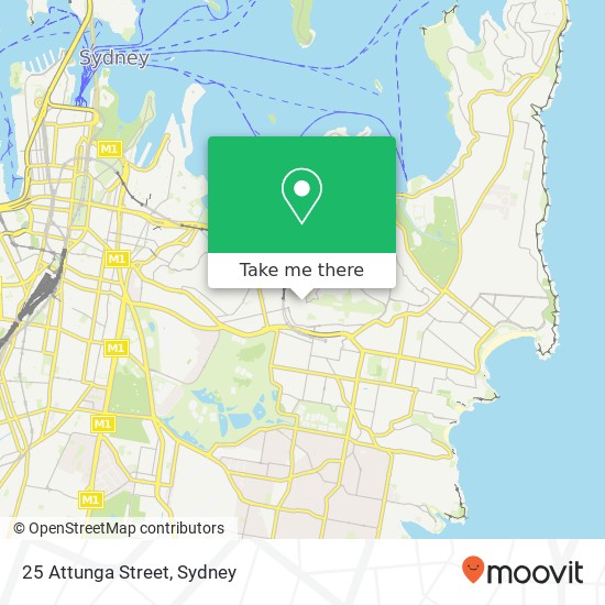 25 Attunga Street map