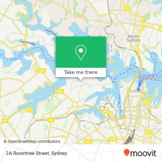 Mapa 2A Rowntree Street