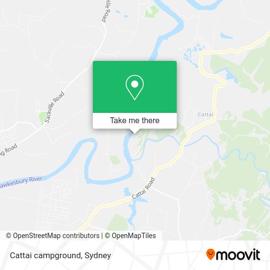 Cattai campground map