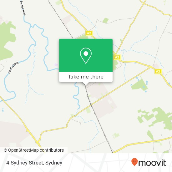 4 Sydney Street map