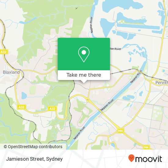 Jamieson Street map