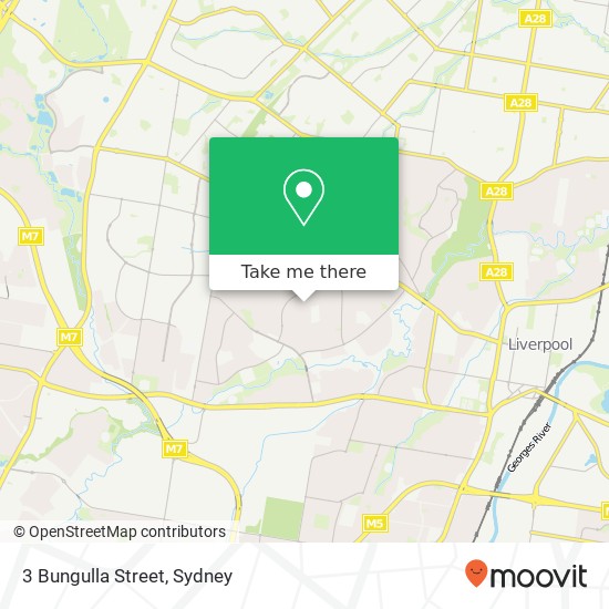 3 Bungulla Street map