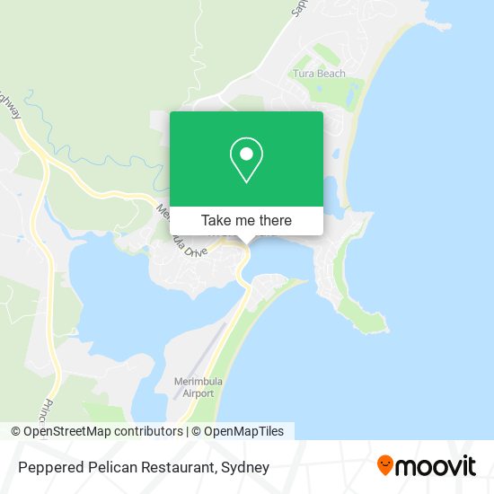 Peppered Pelican Restaurant map
