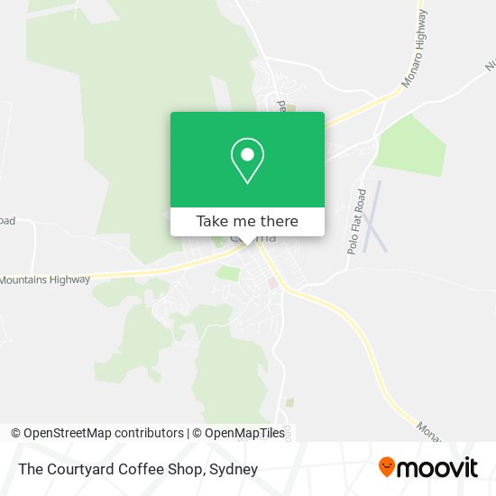 The Courtyard Coffee Shop map