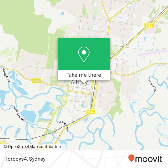 Mapa Iorboys4, 491 Dean St Albury NSW 2640