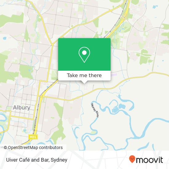 Uiver Café and Bar, 121 Airport Dr East Albury NSW 2640 map