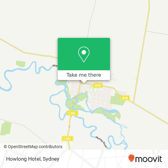 Howlong Hotel, 58 Hawkins St Howlong NSW 2643 map