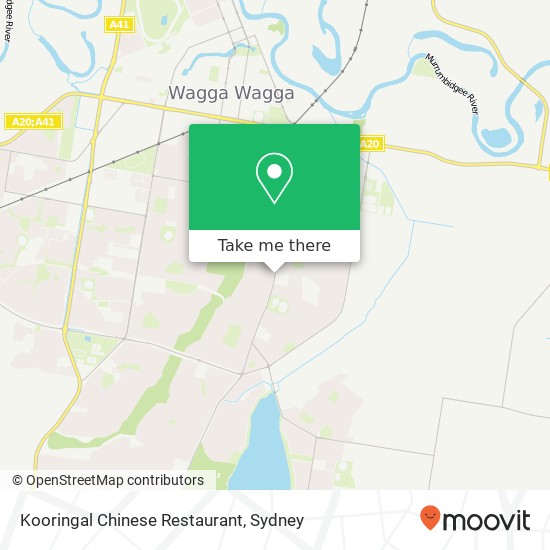 Kooringal Chinese Restaurant, Lake Albert Rd Kooringal NSW 2650 map