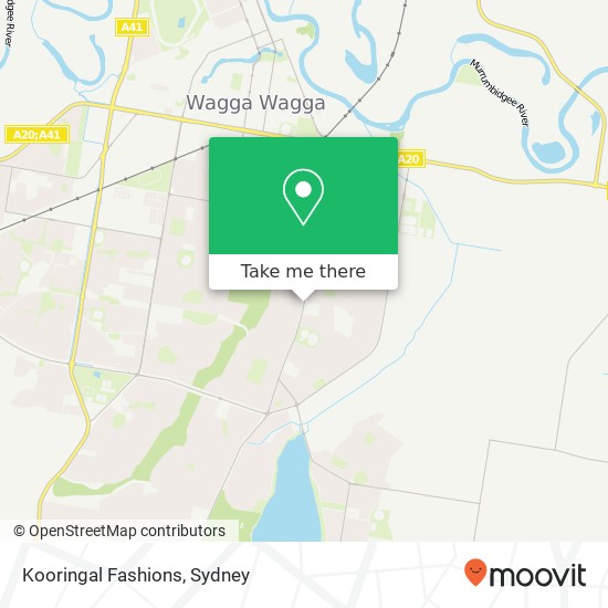 Kooringal Fashions, Lake Albert Rd Kooringal NSW 2650 map