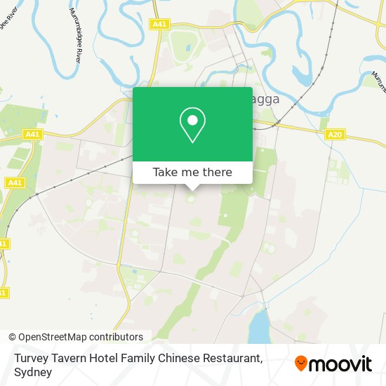 Mapa Turvey Tavern Hotel Family Chinese Restaurant