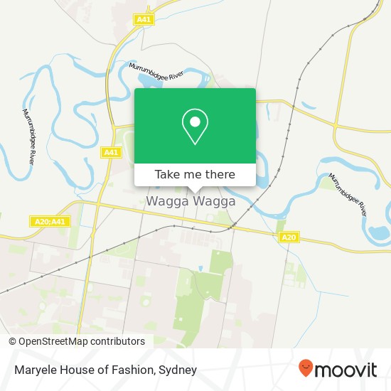 Maryele House of Fashion, 64 Forsyth St Wagga Wagga NSW 2650 map