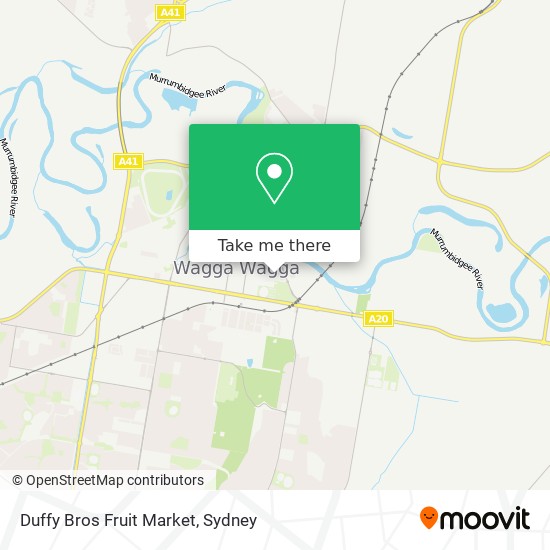 Mapa Duffy Bros Fruit Market