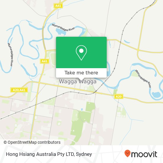 Hong Hsiang Australia Pty LTD, 109 Baylis St Wagga Wagga NSW 2650 map