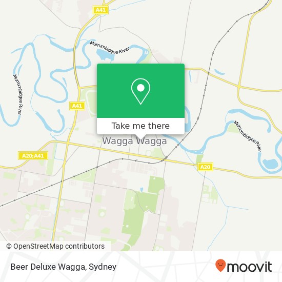 Beer Deluxe Wagga, 109 Baylis St Wagga Wagga NSW 2650 map