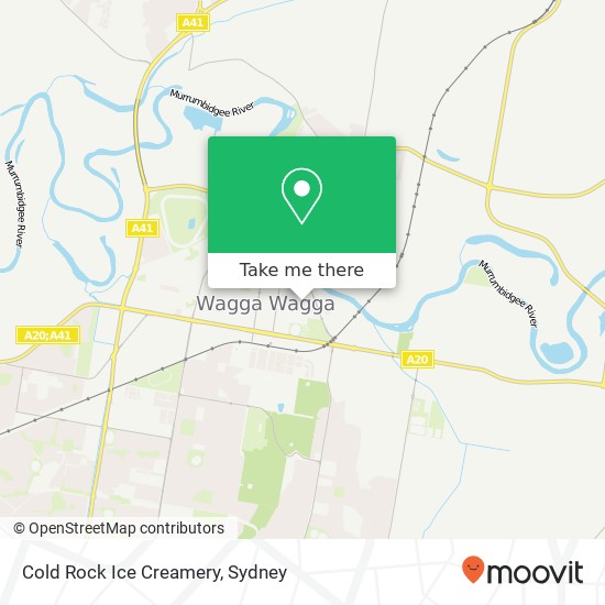 Cold Rock Ice Creamery, 24-26 Forsyth St Wagga Wagga NSW 2650 map