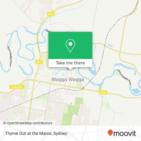 Mapa Thyme Out at the Manor