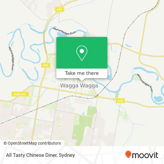 All Tasty Chinese Diner, 140 Baylis St Wagga Wagga NSW 2650 map