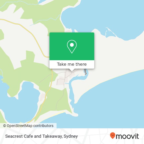 Seacrest Cafe and Takeaway, Sussex Rd Sussex Inlet NSW 2540 map