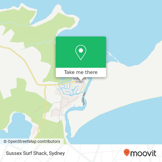 Sussex Surf Shack, 170 Jacobs Dr Sussex Inlet NSW 2540 map