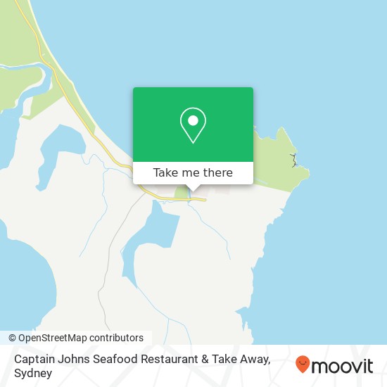 Captain Johns Seafood Restaurant & Take Away, Merimbula St Beecroft Peninsula NSW 2540 map