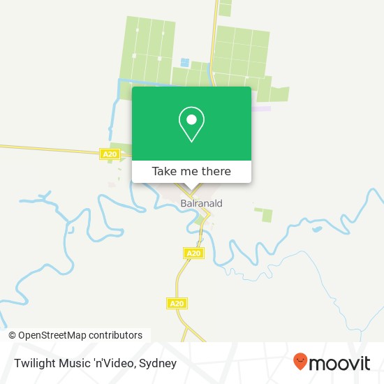 Mapa Twilight Music 'n'Video, 48 Mayall St Balranald NSW 2715