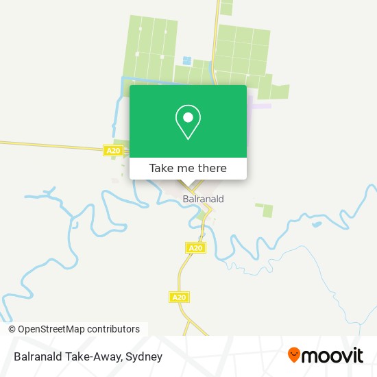 Balranald Take-Away map