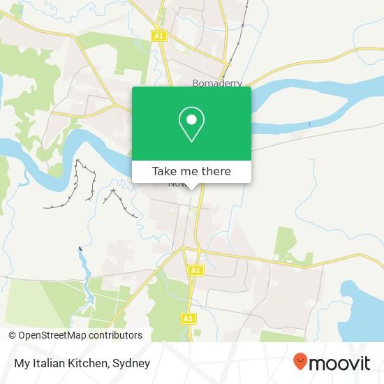 My Italian Kitchen, Kinghorne St Nowra NSW 2541 map