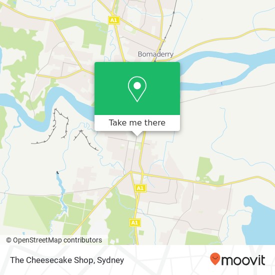 Mapa The Cheesecake Shop, 114 Kinghorne St Nowra NSW 2541