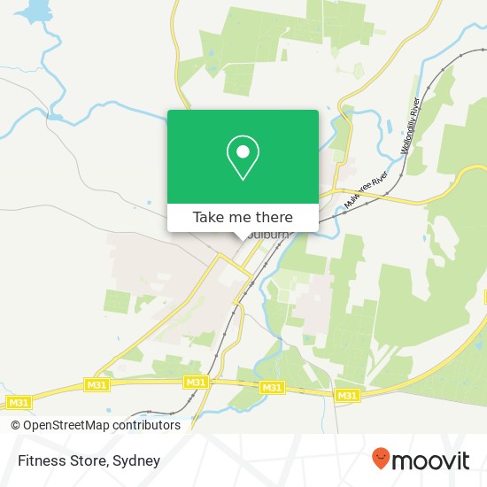 Fitness Store, Bourke St Goulburn NSW 2580 map