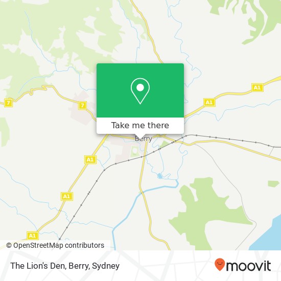 The Lion's Den, Berry, 90 Queen St Berry NSW 2535 map