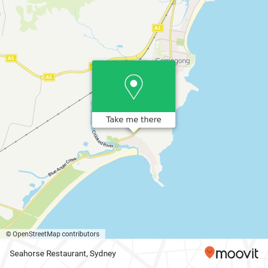 Seahorse Restaurant, 68 Crooked River Rd Gerroa NSW 2534 map