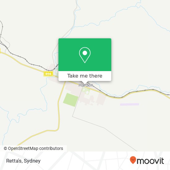 Mapa Retta's, 44 Neill St Harden NSW 2587